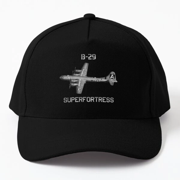 

B 29 Superfortress World War 2 Airplane Baseball Cap Hat Hip Hop Bonnet Czapka Sun Sport Spring Black Women Summer