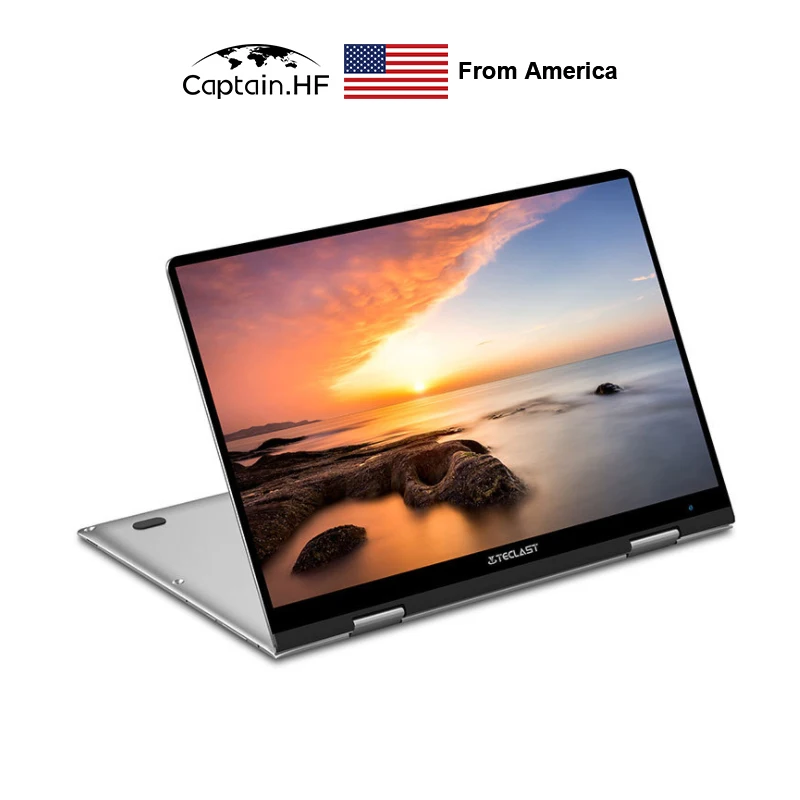 US Captain Teclast F5 2 in 1 Touchscreen Laptop, 360° Convertible 11.6" 1920x1080P FHD IPS Notebook 8GB RAM 256GB SSD ROM 10 Win
US Captain Teclast F5 2 in 1 Touchscreen Laptop, 360° Convertible 11.6" 1920x1080P FHD IPS Notebook 8GB RAM 256GB SSD ROM 10 Win