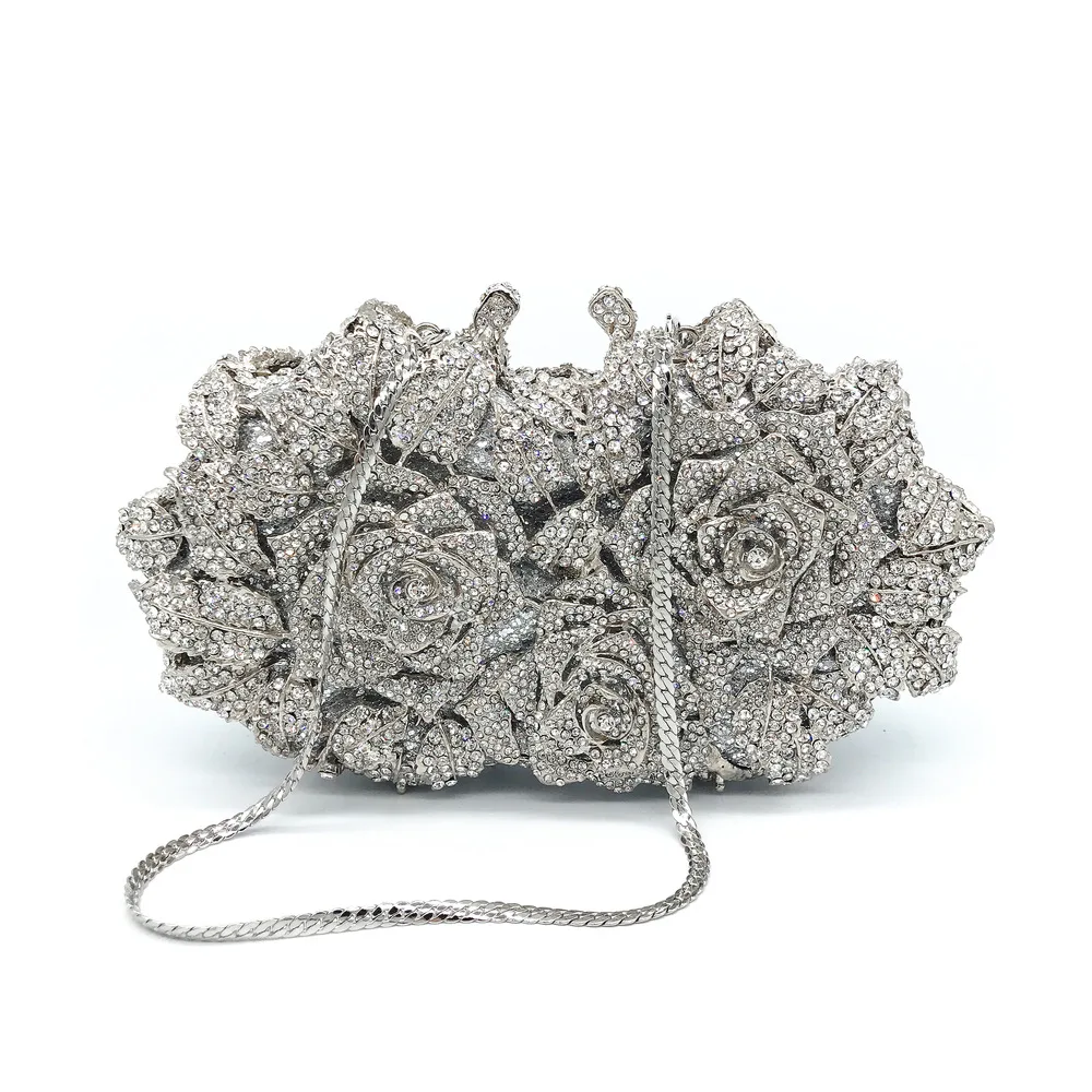 XIYUAN Blue Flower Diamond Purse Pink Handbags New Fashion Women’s Crystal Rhinestone Clutches Bags Lady Small Prom Party Bags
XIYUAN Blue Flower Diamond Purse Pink Handbags New Fashion Women’s Crystal Rhinestone Clutches Bags Lady Small Prom Party Bags