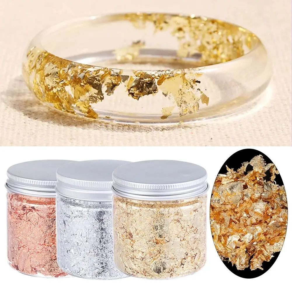 Decoration Filling Materials Gilding Jewelry Making Foil Sequins Glitters Gold Leaf Flake Decor Supplies Foil Paper
Decoration Filling Materials Gilding Jewelry Making Foil Sequins Glitters Gold Leaf Flake Decor Supplies Foil Paper