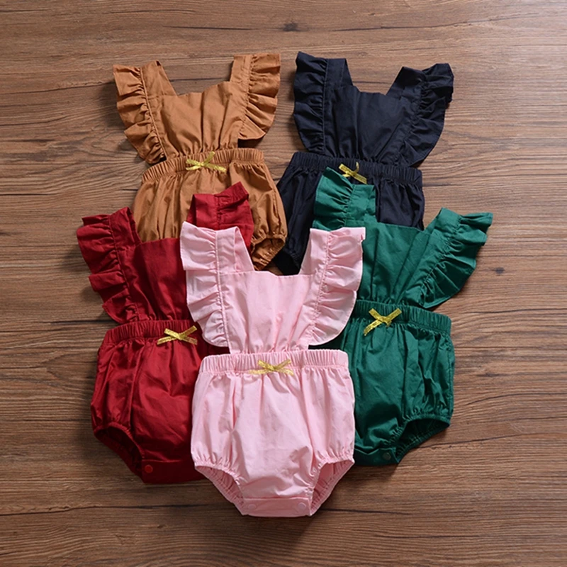 2020 Summer Newborn Baby Girls Bodysuits Clothes Princess Ruffle Cotton Jumpsuit Cute Toddler Backless Lace Up Bow Beach Outfits
2020 Summer Newborn Baby Girls Bodysuits Clothes Princess Ruffle Cotton Jumpsuit Cute Toddler Backless Lace Up Bow Beach Outfits