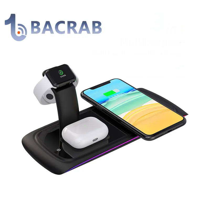 3 in 1 Multipurpose Wireless Charger Switch Breathing Light 5W 7.5W 10W 15W Fast Charge for Mobile Phone Apple Watch Airpods
3 in 1 Multipurpose Wireless Charger Switch Breathing Light 5W 7.5W 10W 15W Fast Charge for Mobile Phone Apple Watch Airpods