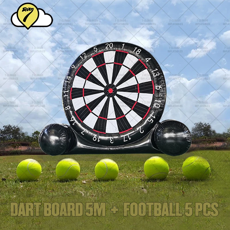 Round 5M Hight PVC material Inflatable Soccer Darts Board with 5pcs Inflatable Ball Adults Sports Games with shipping for sales
Round 5M Hight PVC material Inflatable Soccer Darts Board with 5pcs Inflatable Ball Adults Sports Games with shipping for sales