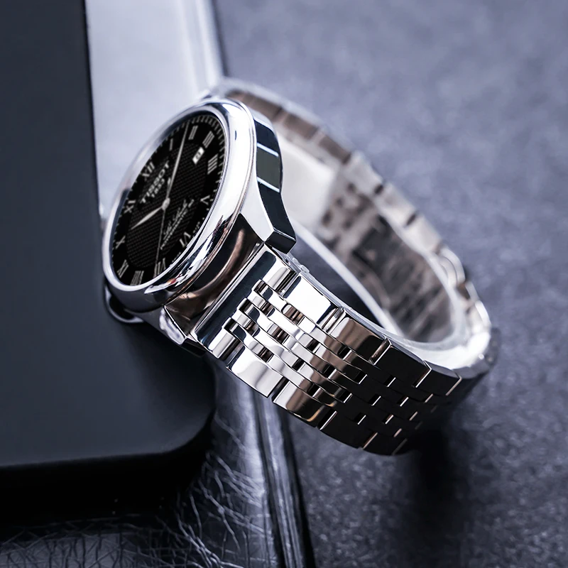Ремешок для часов OTMENG из нержавеющей стали браслет Tissot T035 PRC200 T055 T097 20 мм 22 24