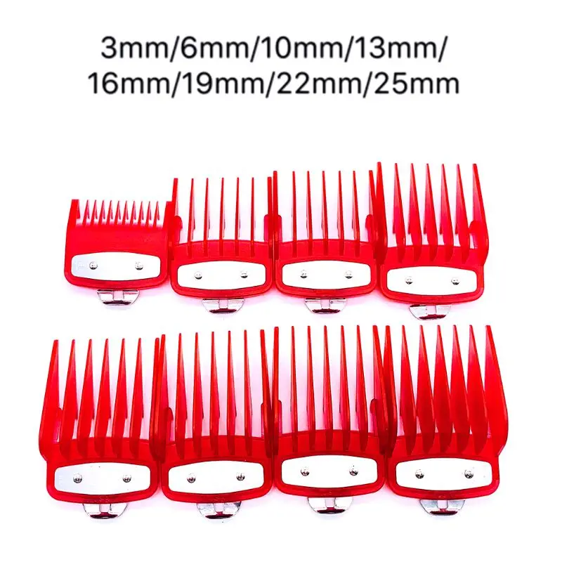 8/10Pcs Barber Shop Styling Guide Comb Sets Transparent Clipper Hair Limit Comb Trimmer Attachment Hairdresser Hair Clipper
8/10Pcs Barber Shop Styling Guide Comb Sets Transparent Clipper Hair Limit Comb Trimmer Attachment Hairdresser Hair Clipper