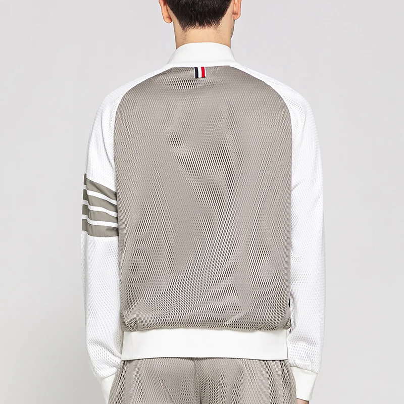 TB THOM 2021 Fashion Brand Jacket Men Slim Cardigans Clothing Gauze Sports Jacket Spring Autumn Striped Casual Coat
TB THOM 2021 Fashion Brand Jacket Men Slim Cardigans Clothing Gauze Sports Jacket Spring Autumn Striped Casual Coat