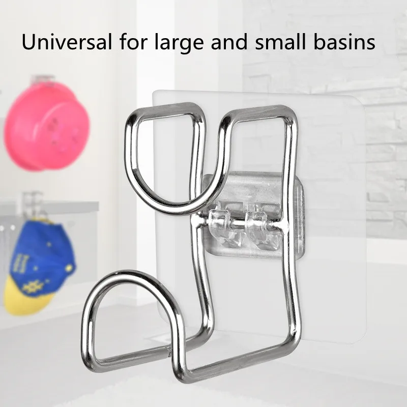 Stainless steel washbasin rack shelf bathroom storage rack put basin stand wall-mounted perforated bathroom basin hook
Stainless steel washbasin rack shelf bathroom storage rack put basin stand wall-mounted perforated bathroom basin hook
