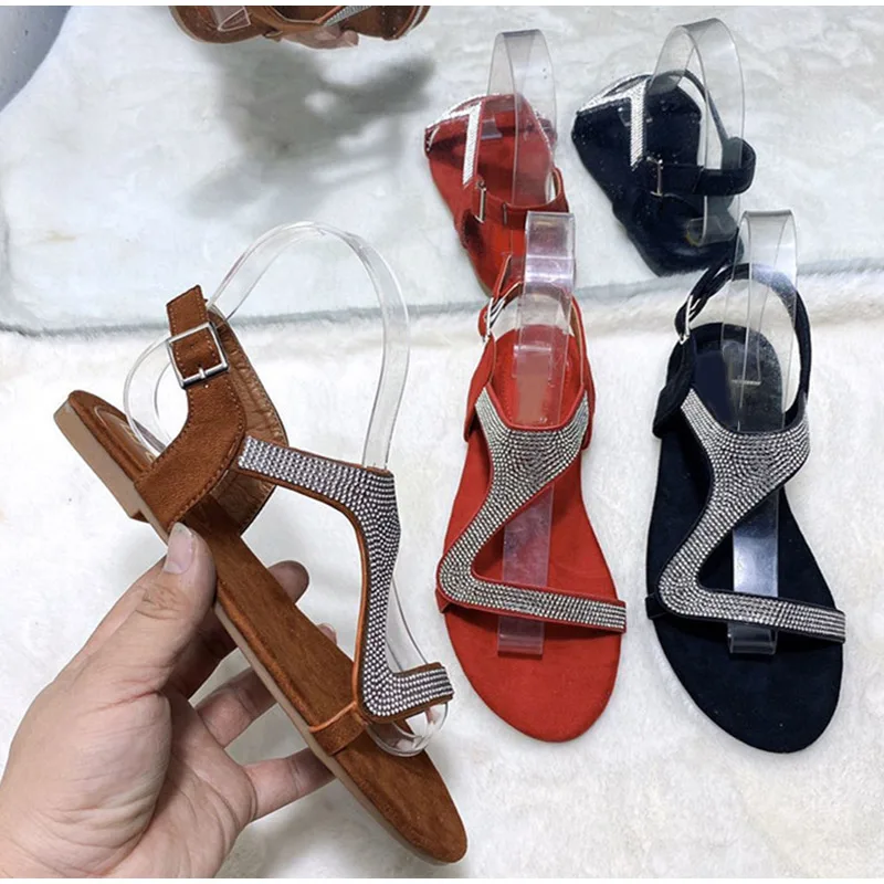 New Women Flat Bling Sandals Ladies Crystal Beach Shoes Women Open Toe Shiny Slides Female Glitter Buckle Strap Fashion Footwear
New Women Flat Bling Sandals Ladies Crystal Beach Shoes Women Open Toe Shiny Slides Female Glitter Buckle Strap Fashion Footwear