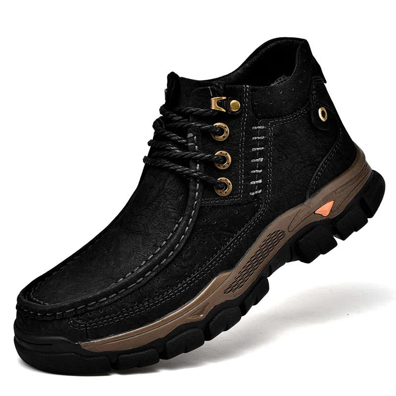 Classic Fashion Genuine Leather Men's Boots High Quality New Warm Winter Boots for Men Non-slip Wear-resistant Outdoor Shoes Man
Classic Fashion Genuine Leather Men's Boots High Quality New Warm Winter Boots for Men Non-slip Wear-resistant Outdoor Shoes Man