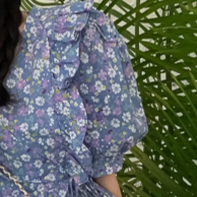 New Summer Dress Lady Boho V-neck Print Female Vintage Puff Short Sleeve Robes Women Casual Fashion Party Lace Up Vestidos Mujer
New Summer Dress Lady Boho V-neck Print Female Vintage Puff Short Sleeve Robes Women Casual Fashion Party Lace Up Vestidos Mujer