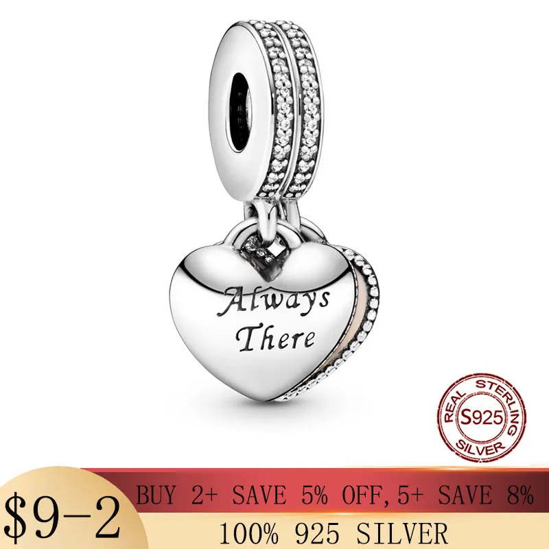 2021 New 925 Sterling Silver Always There Heart Dangle Charm Pendant fit Original Bracelet Necklace Silver 925 Jewelry Making
2021 New 925 Sterling Silver Always There Heart Dangle Charm Pendant fit Original Bracelet Necklace Silver 925 Jewelry Making