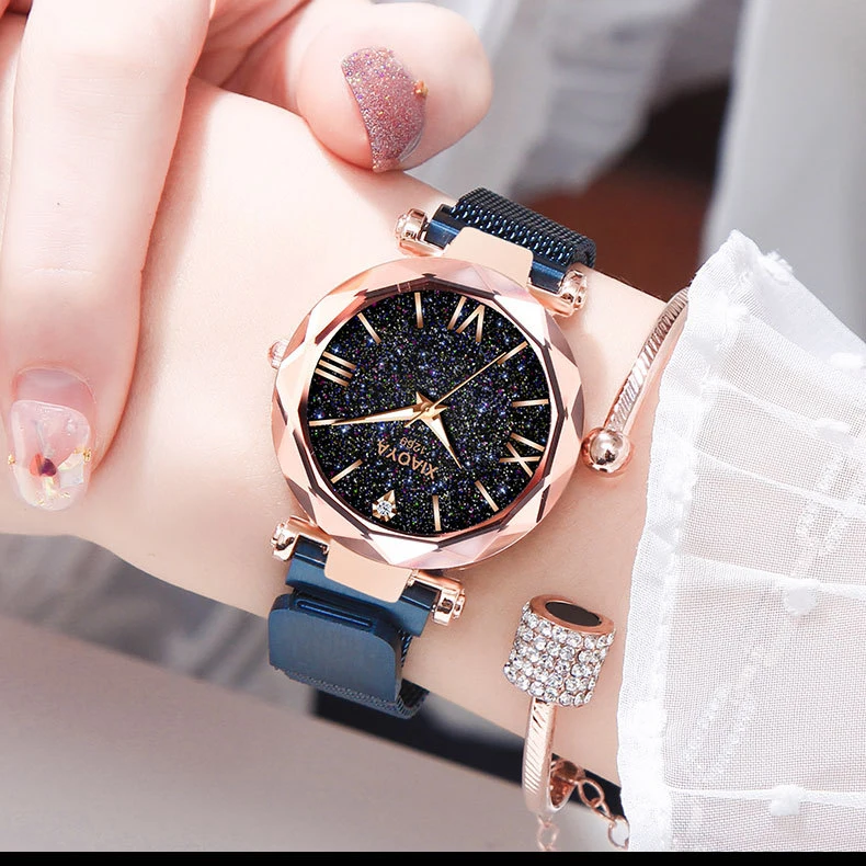 Luxury Women Watches Ladies Magnetic Starry Sky Clock Fashion Diamond Female Quartz Wristwatches relogio feminino zegarek damski
Luxury Women Watches Ladies Magnetic Starry Sky Clock Fashion Diamond Female Quartz Wristwatches relogio feminino zegarek damski