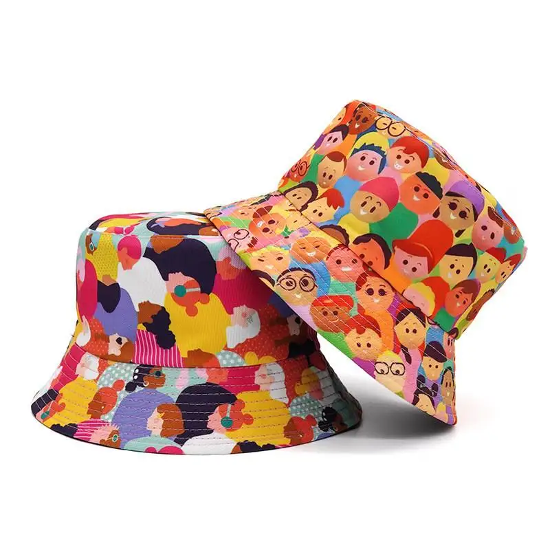 2021 Cotton four seasons Cartoon Print Bucket Hat Fisherman Hat Outdoor Travel Hat Sun Cap Hats for Men and Women 362
2021 Cotton four seasons Cartoon Print Bucket Hat Fisherman Hat Outdoor Travel Hat Sun Cap Hats for Men and Women 362