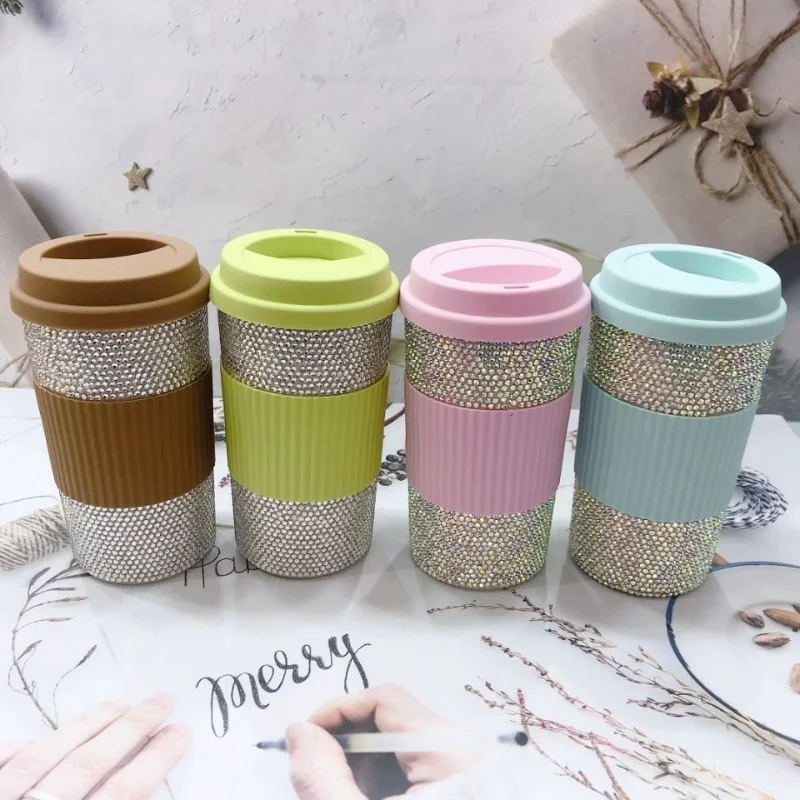 500ml eco friendly Diamond Coffee Mug BPA Free Wheat Water Bottle Car Cup Office Girl Gift
500ml eco friendly Diamond Coffee Mug BPA Free Wheat Water Bottle Car Cup Office Girl Gift