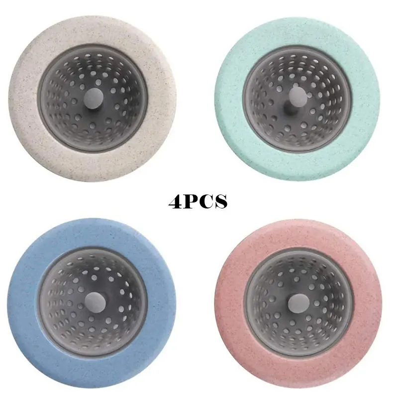 Anti Clog Flexible Sink Strainer 4 Pcs Kitchen Basket Catcher 4.3 Inch Wide Rim Perfect for Most Sink Drains F2
Anti Clog Flexible Sink Strainer 4 Pcs Kitchen Basket Catcher 4.3 Inch Wide Rim Perfect for Most Sink Drains F2