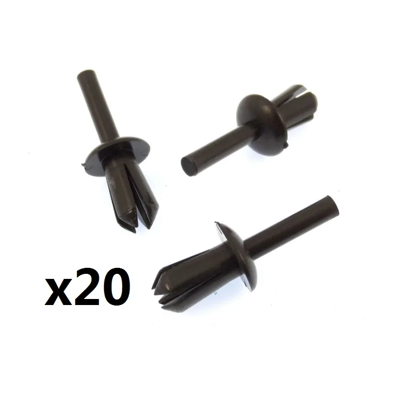 20x For BMW 5mm Plastic Rivet Clips for Trims, Wheel Arch Liner / Lining & Moudlings
20x For BMW 5mm Plastic Rivet Clips for Trims, Wheel Arch Liner / Lining & Moudlings