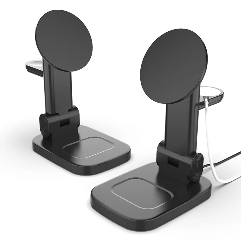 Magnetic 3 in 1 Wireless Charger for iphone 12 pro max mini Airpods iwatch Fast Charging Qi Wireless Charger Station Night light
Magnetic 3 in 1 Wireless Charger for iphone 12 pro max mini Airpods iwatch Fast Charging Qi Wireless Charger Station Night light