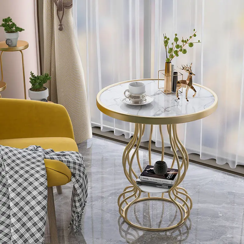Nordic Side Table Wrought Iron Round Table Italian Sofa Marble Coffee Table Simple Modern Home living Room Balcony Coffee Table
Nordic Side Table Wrought Iron Round Table Italian Sofa Marble Coffee Table Simple Modern Home living Room Balcony Coffee Table