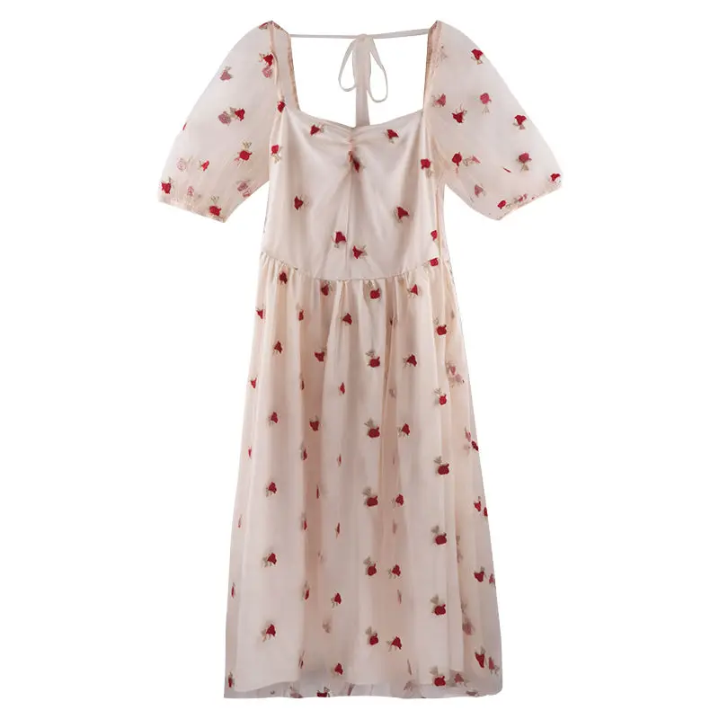 Vintage Elegant Lace Korean Party Dresses For Women 2021 Lady Short Sleeve Y2k Kawaii Dress Female A-Line High Waist Zaraes
Vintage Elegant Lace Korean Party Dresses For Women 2021 Lady Short Sleeve Y2k Kawaii Dress Female A-Line High Waist Zaraes