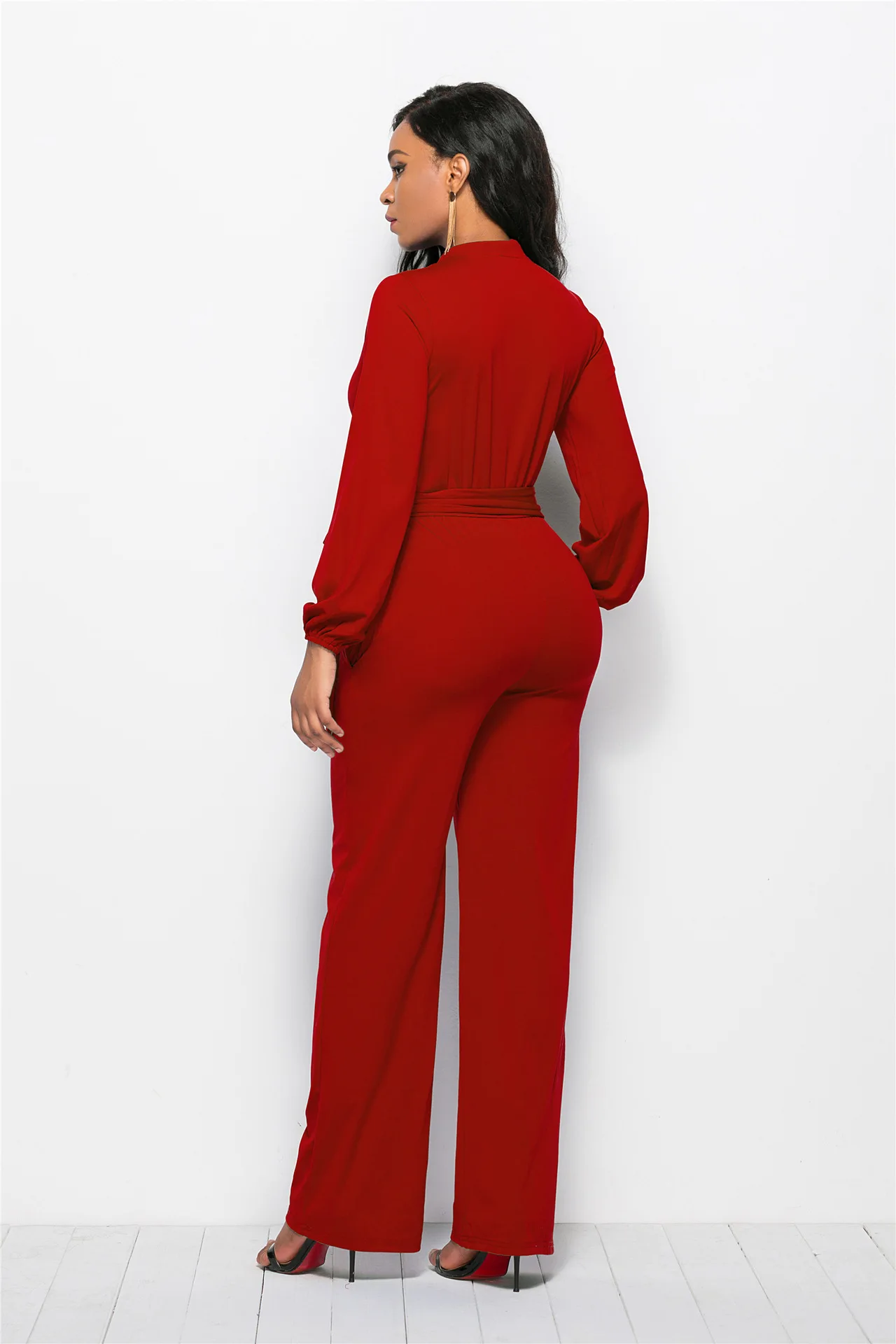 With Sashes Ladies Summer Long Sleeve Jumpsuits for Women Fashion Formal Jumpsuit Elegant Sexy Wide Leg Pants Jumpsuit Overalls
With Sashes Ladies Summer Long Sleeve Jumpsuits for Women Fashion Formal Jumpsuit Elegant Sexy Wide Leg Pants Jumpsuit Overalls