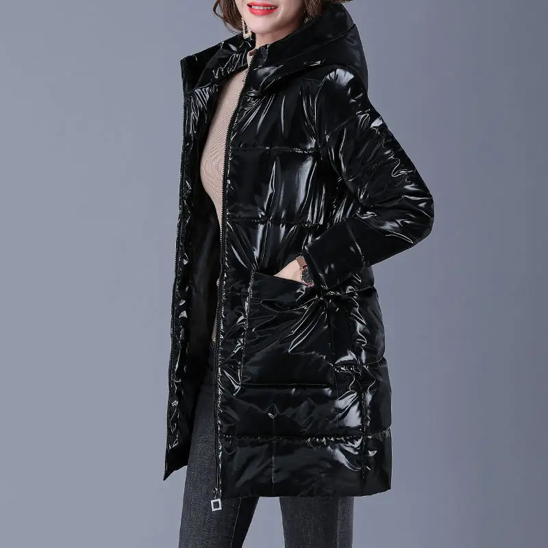 Parka Women's Plus Size Coats Jackets 2021 Winter New Fashion Down Cotton-Padded Splicing Hooded Warm Skinny Parkas Jacket Woman
Parka Women's Plus Size Coats Jackets 2021 Winter New Fashion Down Cotton-Padded Splicing Hooded Warm Skinny Parkas Jacket Woman