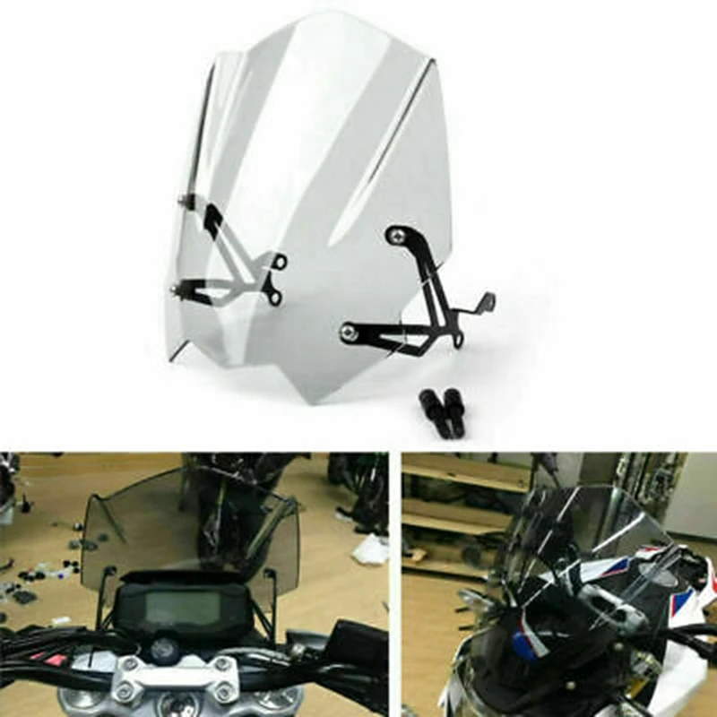 Motorcycle Windshield Windshield Shroud with Mounting Bracket for BMW- G310R 2017-2018
Motorcycle Windshield Windshield Shroud with Mounting Bracket for BMW- G310R 2017-2018
