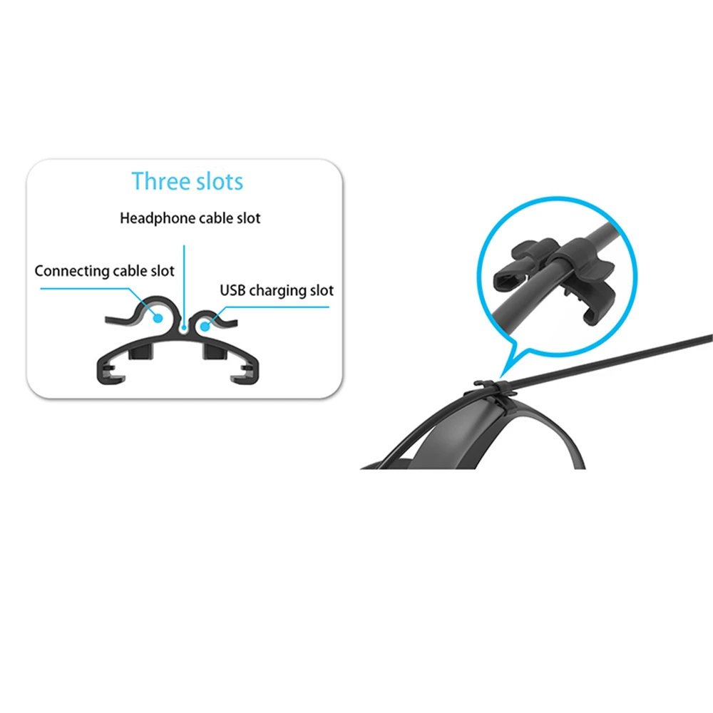 Data Cable Organizer Wire Holder for Oculus Quest Aluminum Wire Management Cord Fixed Buckle Data Line Cable Finishing Securing
Data Cable Organizer Wire Holder for Oculus Quest Aluminum Wire Management Cord Fixed Buckle Data Line Cable Finishing Securing