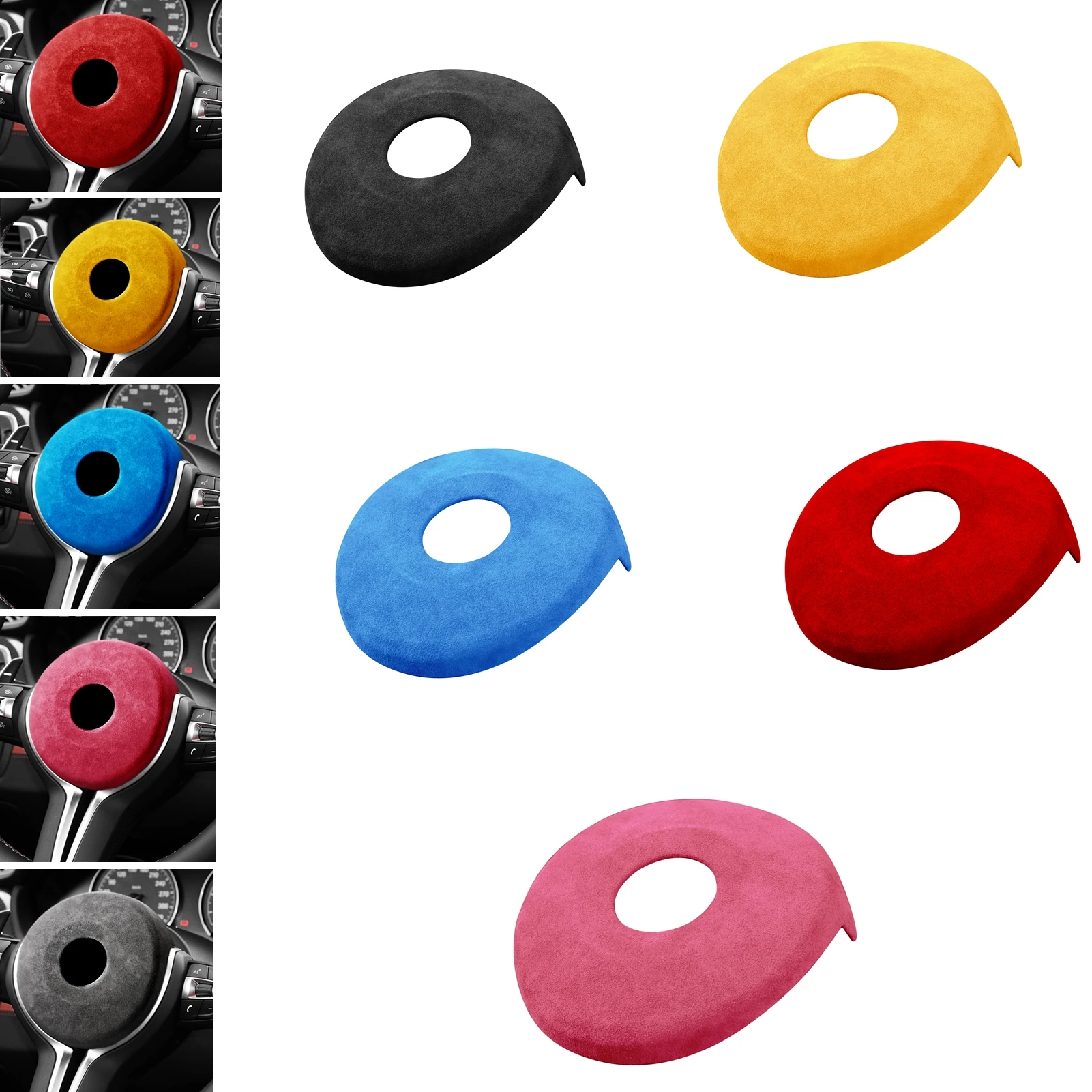 For BMW M-Sport F20 F22 F30 F32 F10 Car Gear Steering Wheel Center Panel Cover Trim Suede Leather Car Airbag Decoration Frame
For BMW M-Sport F20 F22 F30 F32 F10 Car Gear Steering Wheel Center Panel Cover Trim Suede Leather Car Airbag Decoration Frame
