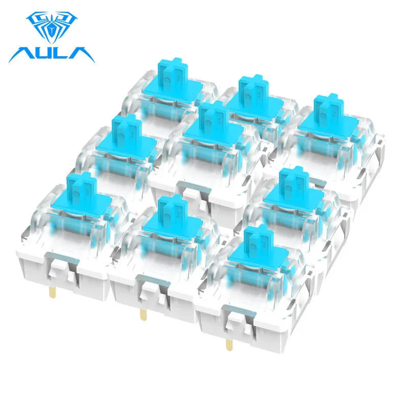 Original AULA Mechanical Keyboard Switches Blue Axis Shaft for Gaming Keyboard 3pcs/10pcs/30pcs/60pcs Set
Original AULA Mechanical Keyboard Switches Blue Axis Shaft for Gaming Keyboard 3pcs/10pcs/30pcs/60pcs Set