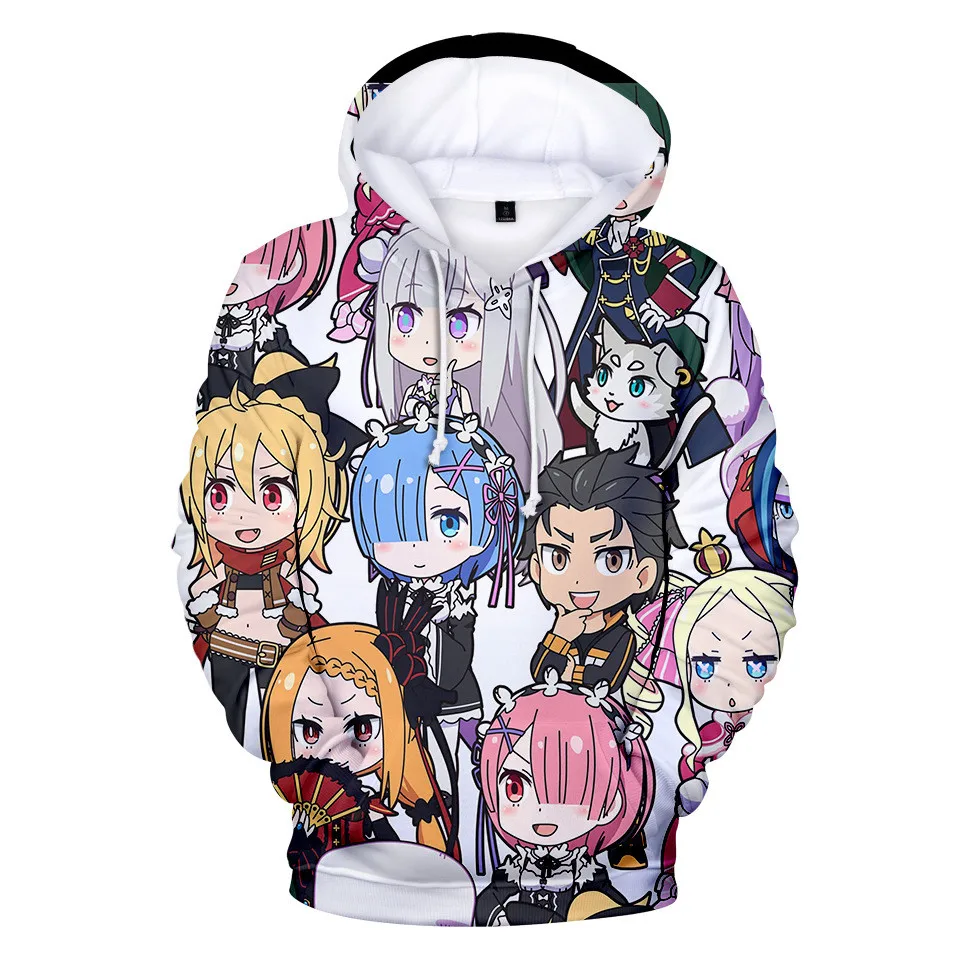 Re Zero Hoodies Sweatshirt for Men Women Ainme Re Zero Hooded Boys Girls Pullover Rem and Ram Japanese 3D Hoodies
Re Zero Hoodies Sweatshirt for Men Women Ainme Re Zero Hooded Boys Girls Pullover Rem and Ram Japanese 3D Hoodies