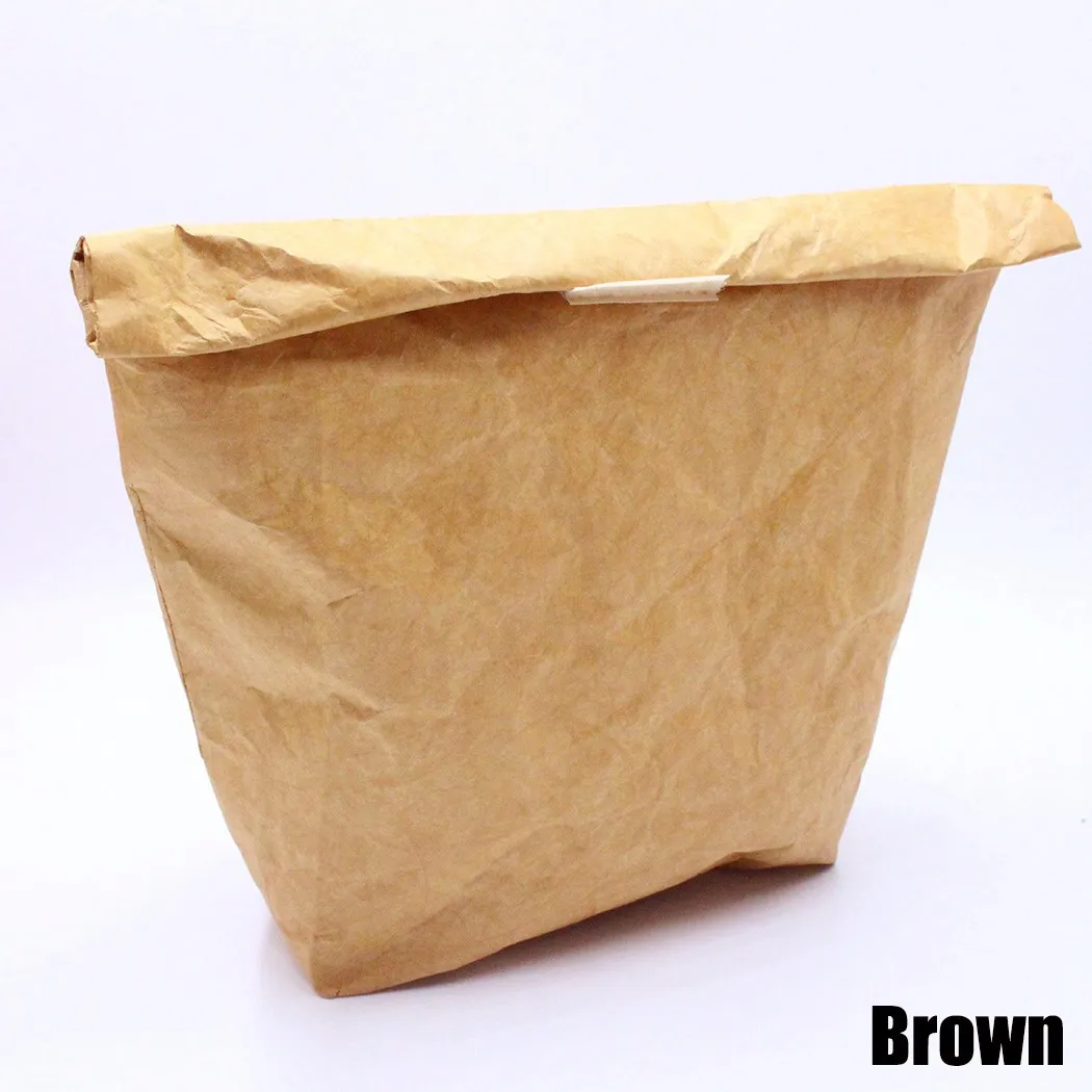 Foldable Reusable Waterproof Leakproof Insulated Lunch Food Bag Storage Outdoor Picnic Thermal Insulation Kraft Paper Lunch Bag
Foldable Reusable Waterproof Leakproof Insulated Lunch Food Bag Storage Outdoor Picnic Thermal Insulation Kraft Paper Lunch Bag
