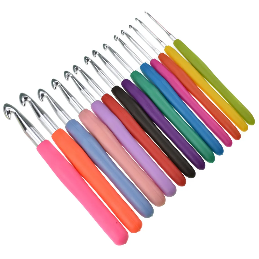 14pcs/set Pack Crochet Hooks Kit Big Size Soft Handle Crochet Needles Yarn Weave Knitting Needles Set With Bag
14pcs/set Pack Crochet Hooks Kit Big Size Soft Handle Crochet Needles Yarn Weave Knitting Needles Set With Bag