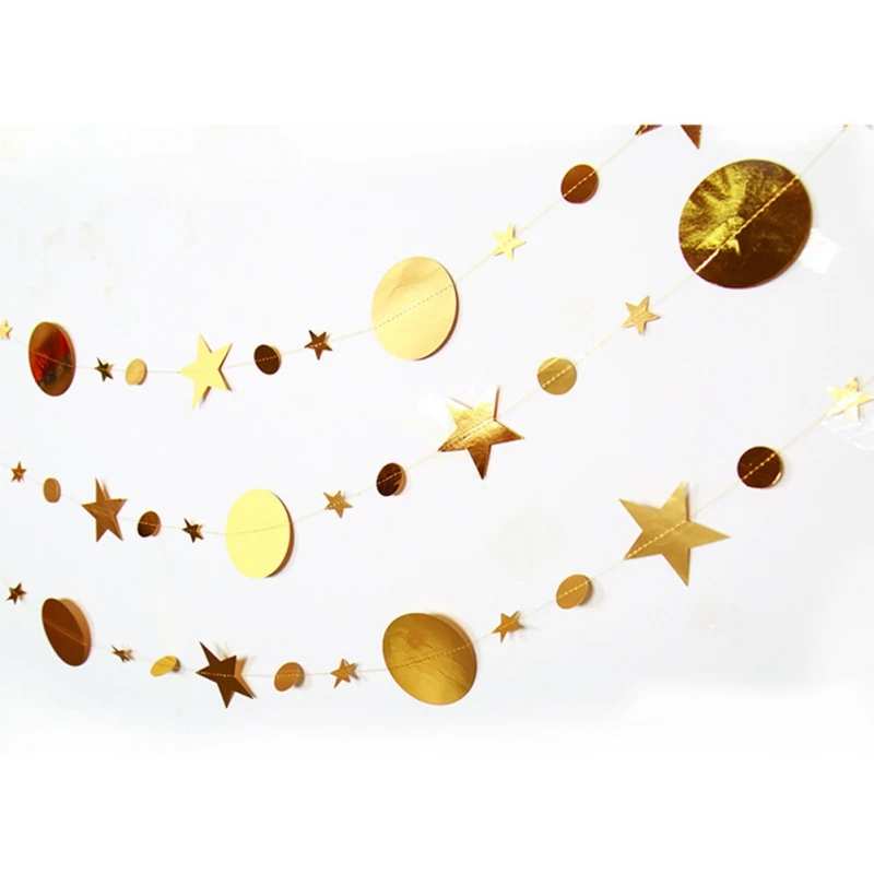 4m Round Piece Stars Pull Flag Household Pull Flag Decoration Festive Party Supplies
4m Round Piece Stars Pull Flag Household Pull Flag Decoration Festive Party Supplies