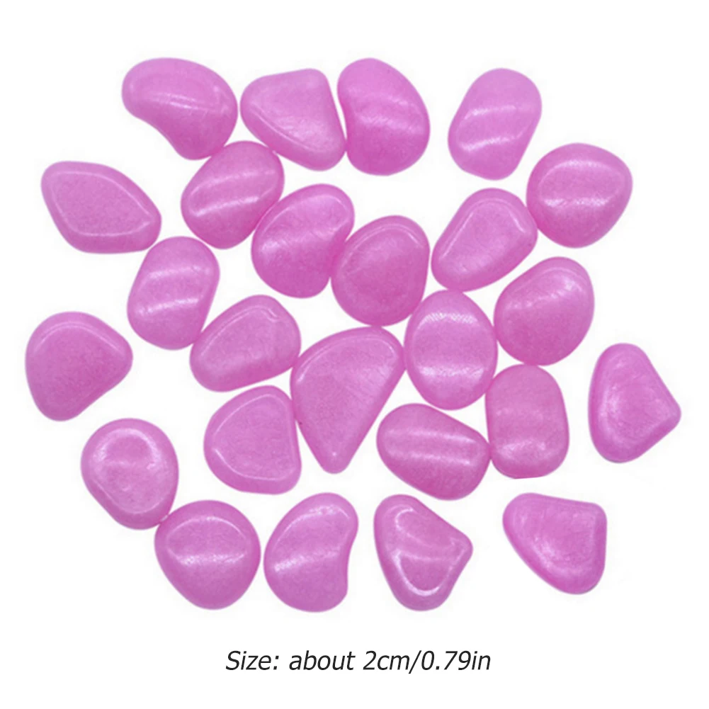 100pcs Luminous Cobblestone Stone Mix Color Glow in the Dark Pebbles Rocks Outdoor Walkways Gardening Aquarium Landscaping Decor
100pcs Luminous Cobblestone Stone Mix Color Glow in the Dark Pebbles Rocks Outdoor Walkways Gardening Aquarium Landscaping Decor