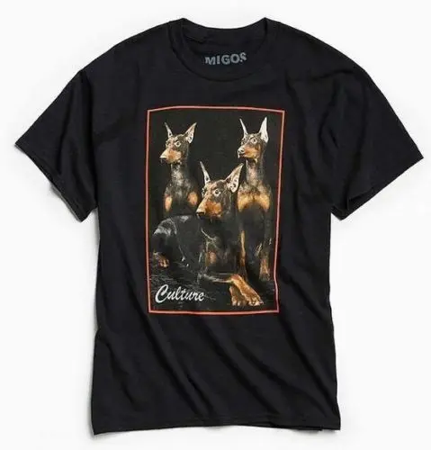 Migos Culture DOBERMAN T-Shirt NEW 100% Authentic Pre-Cotton Tee Shirt for Men Newest 2018 Men T-Shirt Fashion Top Tee
Migos Culture DOBERMAN T-Shirt NEW 100% Authentic Pre-Cotton Tee Shirt for Men Newest 2018 Men T-Shirt Fashion Top Tee