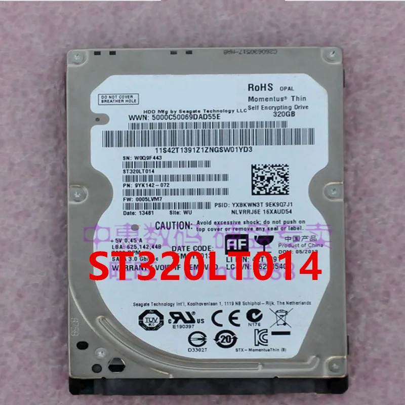 

Almost New Original HDD For Seagate 320GB 2.5" 16MB SATA 7200RPM For Notebook HDD For ST320LT014