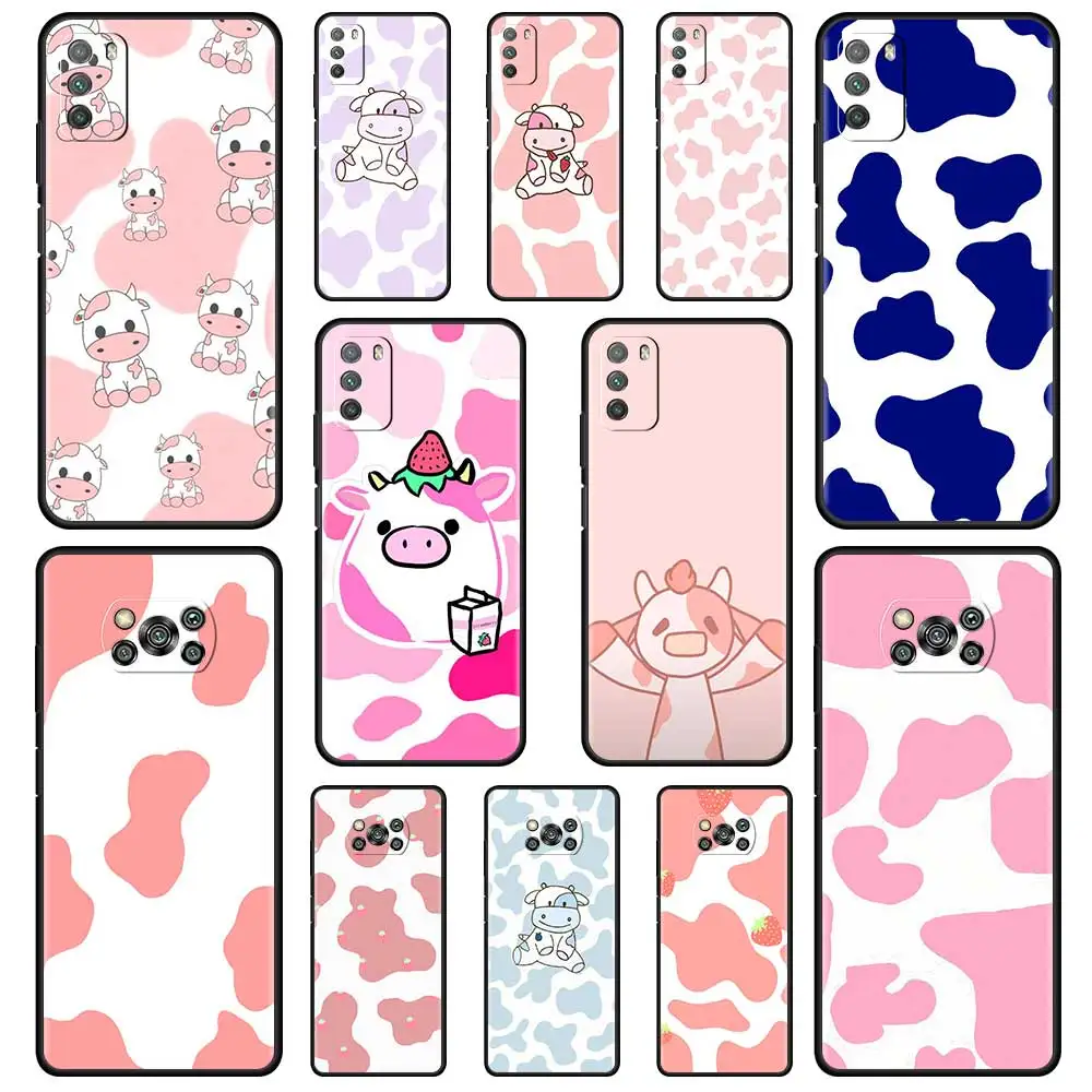 Pink Cow Pattern Silicone Phone Case For Mi Poco X3 NFC M3 Pro 5G F3 GT Pocophone F1 Cases For Redmi Note 9S 9 8 Pro Cover
Pink Cow Pattern Silicone Phone Case For Mi Poco X3 NFC M3 Pro 5G F3 GT Pocophone F1 Cases For Redmi Note 9S 9 8 Pro Cover