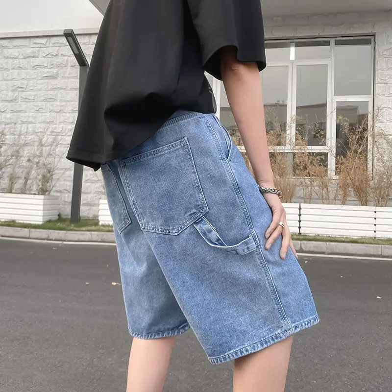 Washed Jeans Summer Trend Hiphop Retro Straight Wide-leg Pants Thin Five-point Denim Pants Men's Casual Loose Streetwear Shorts
Washed Jeans Summer Trend Hiphop Retro Straight Wide-leg Pants Thin Five-point Denim Pants Men's Casual Loose Streetwear Shorts
