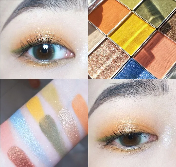 Neon Green Colorful Eyeshadow Palette 9 Color Shimmer Matte EyeShadow Pallete Metallic Diamond Pigment Maquillage Makeup Palette
Neon Green Colorful Eyeshadow Palette 9 Color Shimmer Matte EyeShadow Pallete Metallic Diamond Pigment Maquillage Makeup Palette