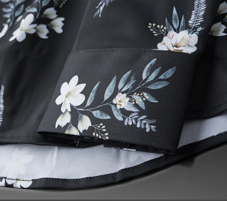 Spring Mens Shirts Luxury Flower Printing Long Sleeve Casual Mens Dress Shirts Fashion Slim Fit Party Male Shirts
Spring Mens Shirts Luxury Flower Printing Long Sleeve Casual Mens Dress Shirts Fashion Slim Fit Party Male Shirts