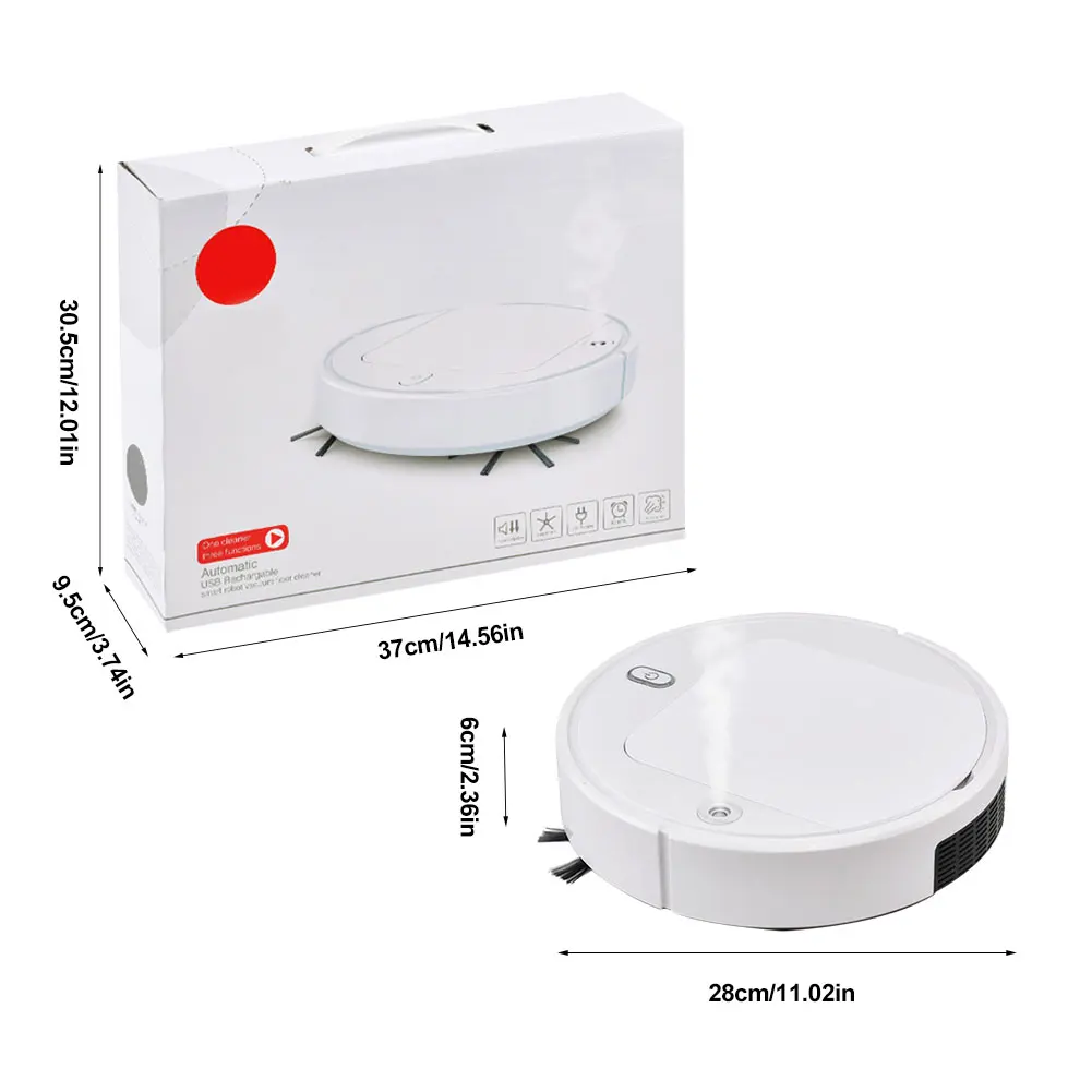 Fully Automatic 3-in-1 Smart Robot Vacuum Cleaner USB Charging Sweeping Robot Dry and Wet Mop UV Disinfection Cleaner Drop Ship
Fully Automatic 3-in-1 Smart Robot Vacuum Cleaner USB Charging Sweeping Robot Dry and Wet Mop UV Disinfection Cleaner Drop Ship