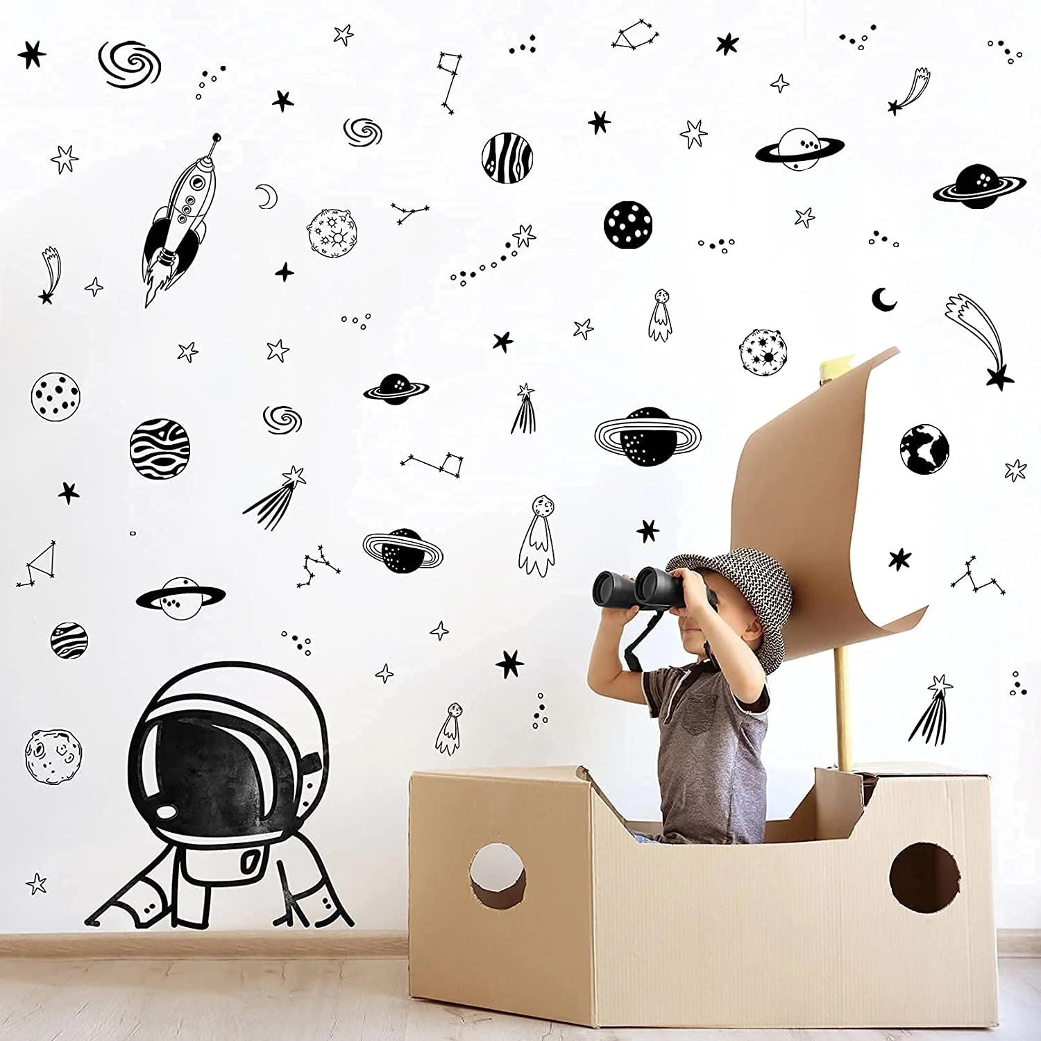 Cartoon Astronaut Wall Sticker Star Wall Stickers Space Stickers for Kindergarten Bedroom Wall Decor or Living Room Decoration
Cartoon Astronaut Wall Sticker Star Wall Stickers Space Stickers for Kindergarten Bedroom Wall Decor or Living Room Decoration