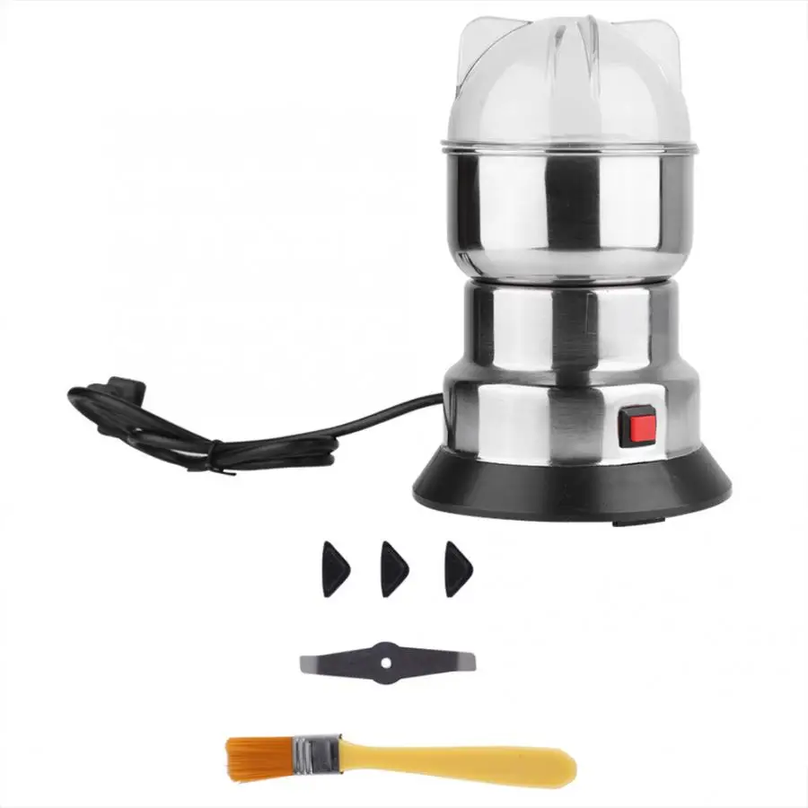 Grain Grinder Stainless Steel Spices Mung Bean Grinder Household Grinding Machine Tool Chinese Plug 220V Electric Coffee
Grain Grinder Stainless Steel Spices Mung Bean Grinder Household Grinding Machine Tool Chinese Plug 220V Electric Coffee