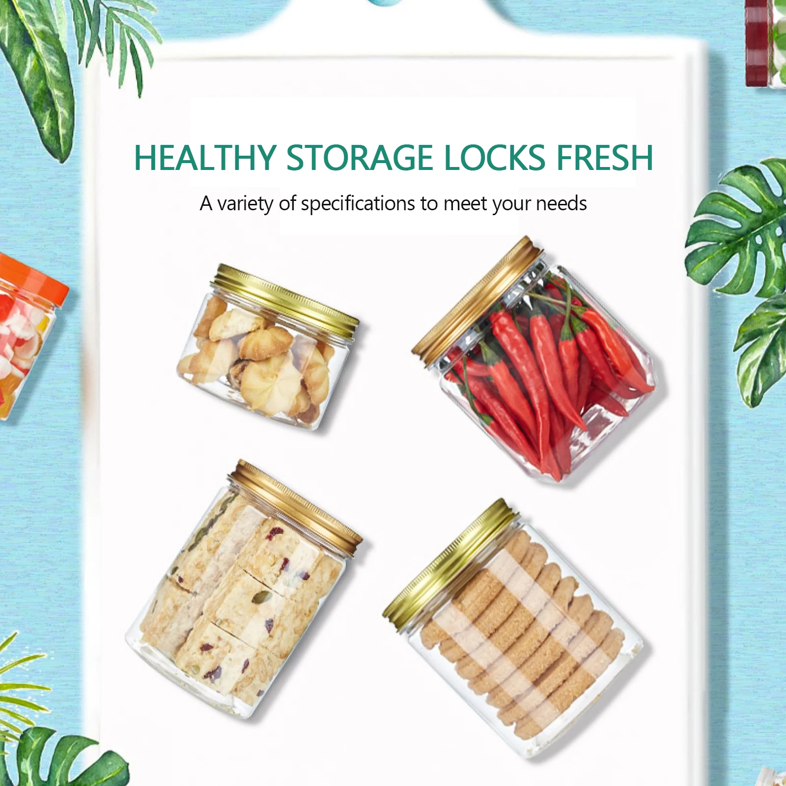 10 Pcs 20-40ml Durable Plastic Sealed Can Food Storage Tank Tea Canister Reusable Cosmetic Jar Tank Can For Grain Candy Makeup
10 Pcs 20-40ml Durable Plastic Sealed Can Food Storage Tank Tea Canister Reusable Cosmetic Jar Tank Can For Grain Candy Makeup