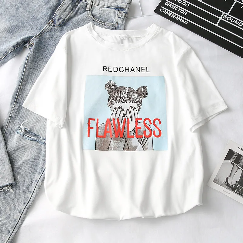 Summer Harajuku Women's T Shirts Cartoon Print Tshirt Oversized Cute Graphic Short Sleeve Tee Shirt Korean Women Casual Clothes
Summer Harajuku Women's T Shirts Cartoon Print Tshirt Oversized Cute Graphic Short Sleeve Tee Shirt Korean Women Casual Clothes