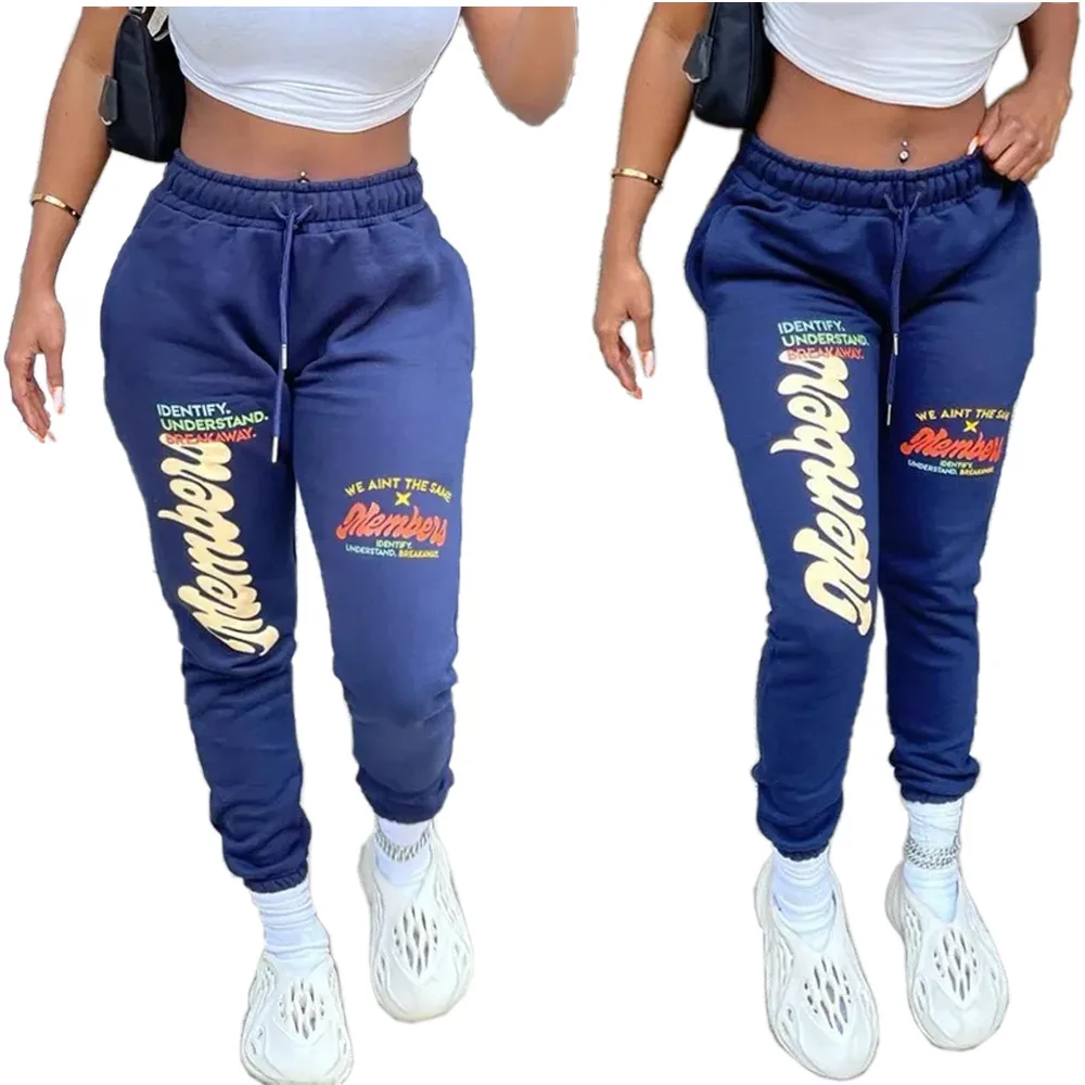 Women's pants autumn new fashion all-match lace-up letter printed casual sweater pants
Women's pants autumn new fashion all-match lace-up letter printed casual sweater pants