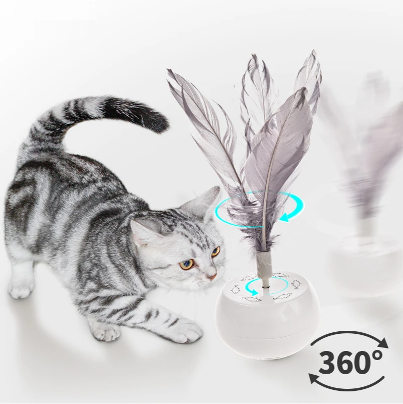 Electric 360° Rotation Feather Toys For Cat Fidget Toys Automatic Interactive Funny Game Tumbler Cat Toys Dog Toys Pet Toys Cat
Electric 360° Rotation Feather Toys For Cat Fidget Toys Automatic Interactive Funny Game Tumbler Cat Toys Dog Toys Pet Toys Cat