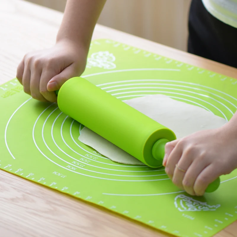 Dough Tools Rolling Pin Pizza Bakery Accessories Baking Silicone Roller Non Stick Rolling Pin Rodillo Cocina Home Bakeware DB60G
Dough Tools Rolling Pin Pizza Bakery Accessories Baking Silicone Roller Non Stick Rolling Pin Rodillo Cocina Home Bakeware DB60G