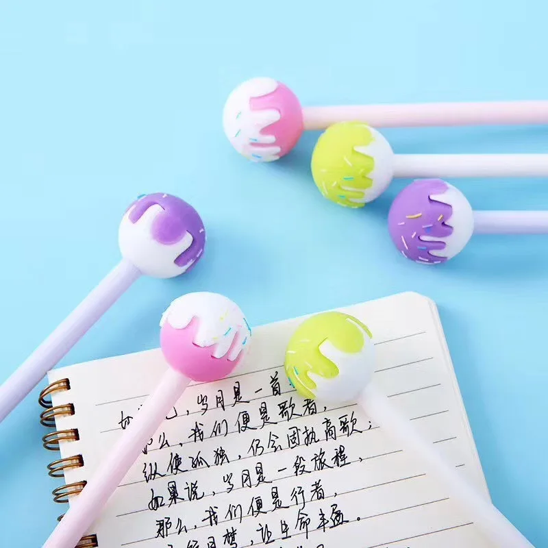 30PCS Cartoon Lollipop Silicone Gel Pens Cute Color Ice Cream Signature Pen Stationery Kawaii School Supplies
30PCS Cartoon Lollipop Silicone Gel Pens Cute Color Ice Cream Signature Pen Stationery Kawaii School Supplies