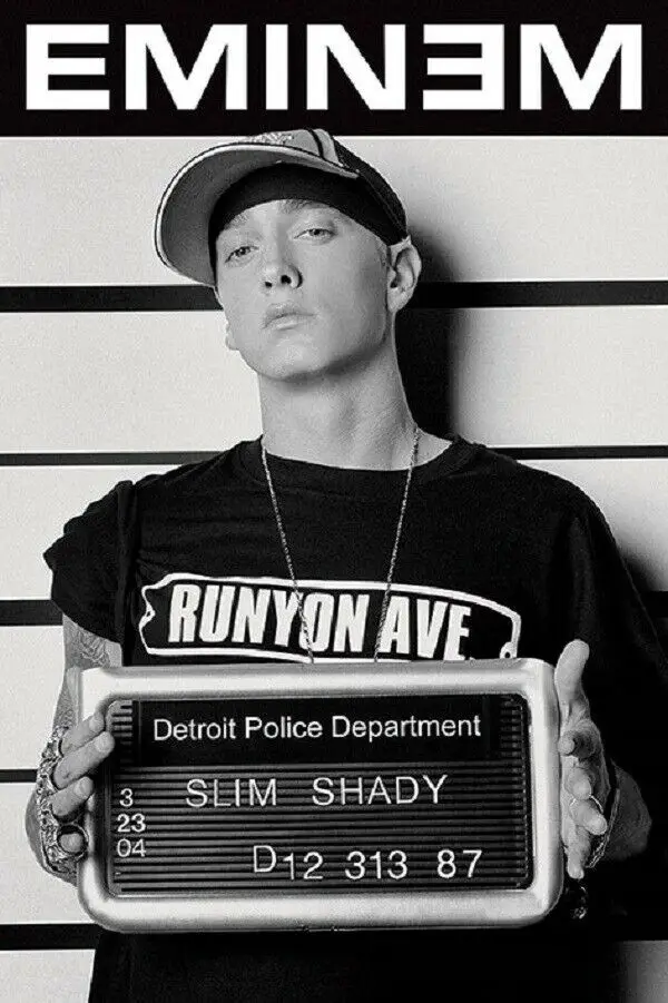 EMINEM MUGSHOT ограниченный постер Шелковый постер декоративная стена живопись 24x36inch
EMINEM MUGSHOT ограниченный постер Шелковый постер декоративная стена живопись 24x36inch